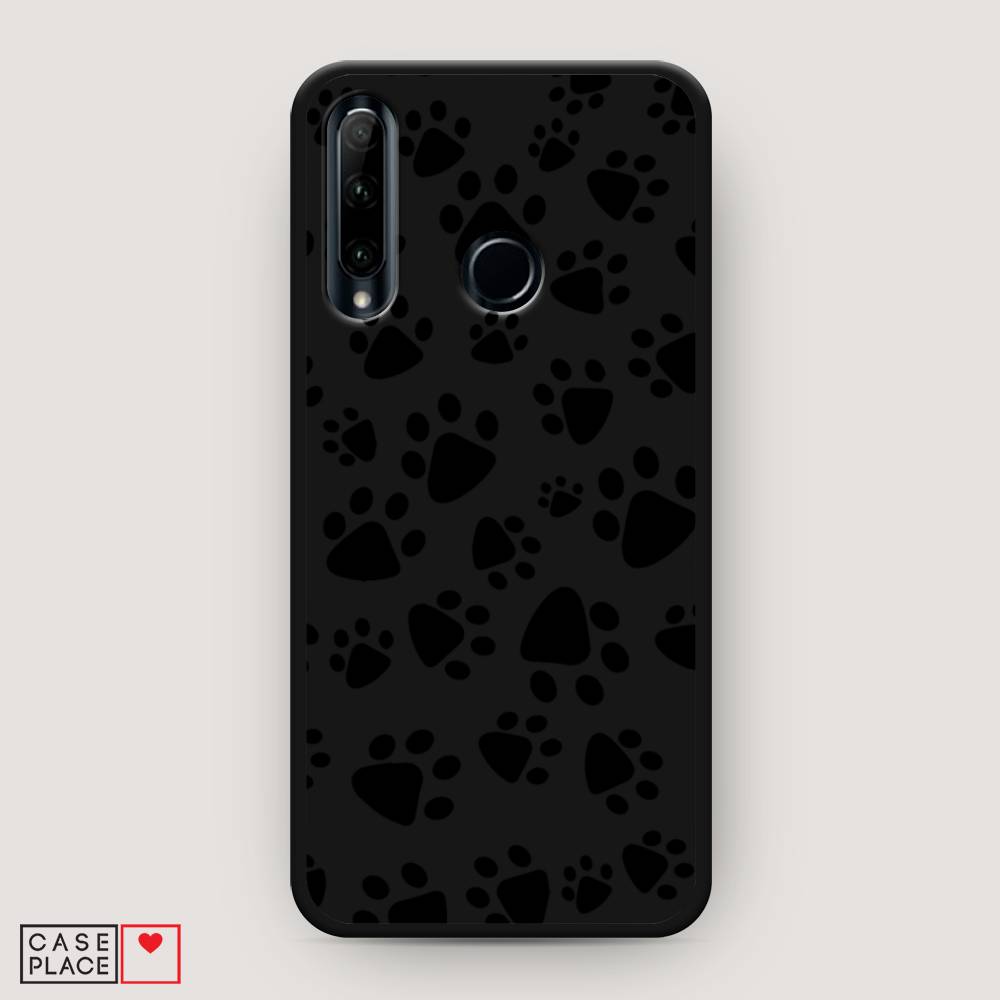 

Чехол Awog на Honor 20 Lite 2019 "Лапки черные", Черный, 68952-1