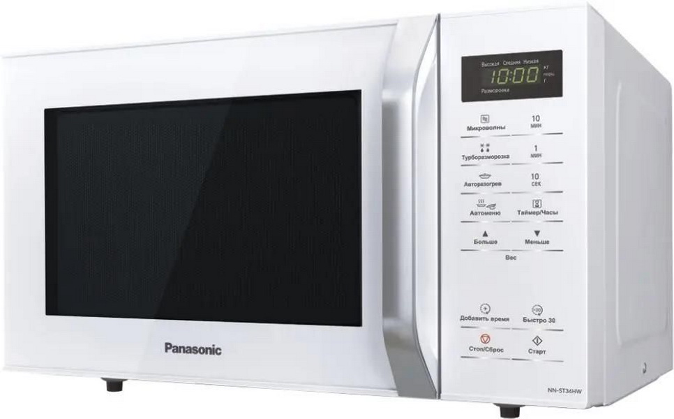 

Микроволновая печь Panasonic NN-ST34HWZPE, 800Вт, 25л, белый