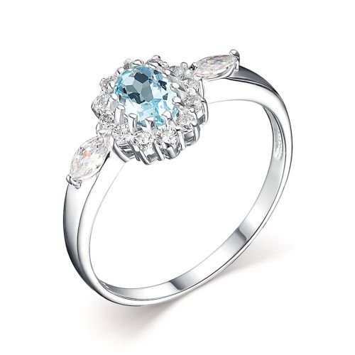 

Кольцо из серебра с топазом р. 17 Dewi 901018027, 901018027