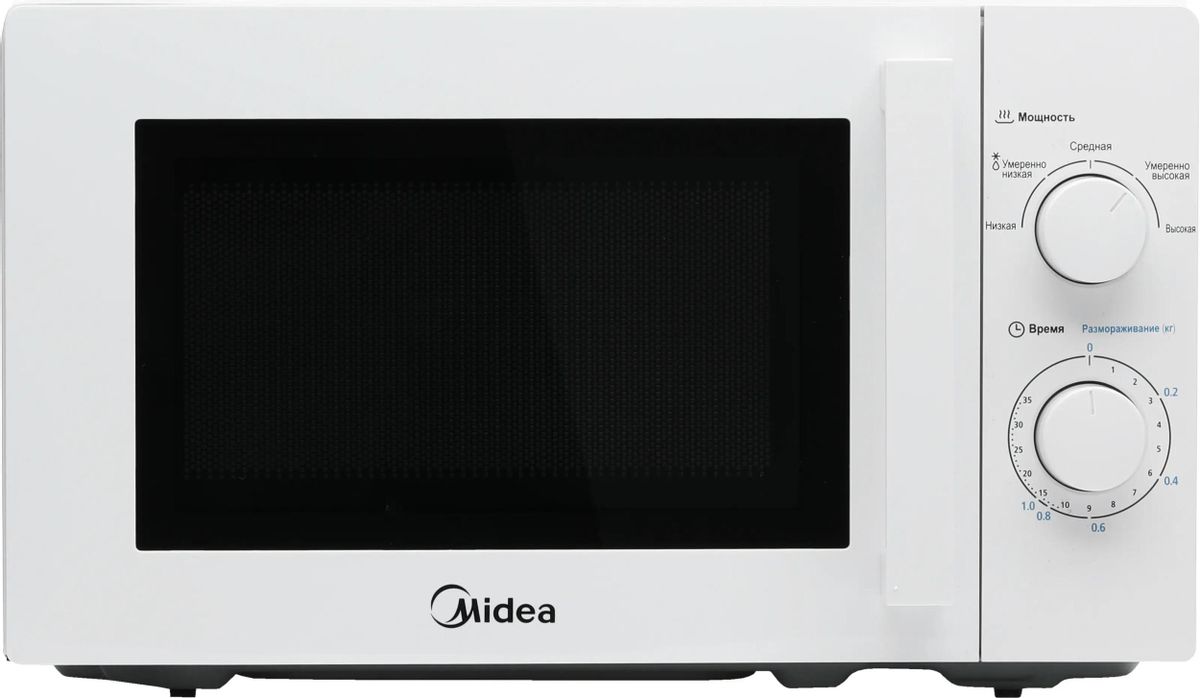 

Микроволновая печь MIDEA MM720CY6-W, 700Вт, 20л, белый