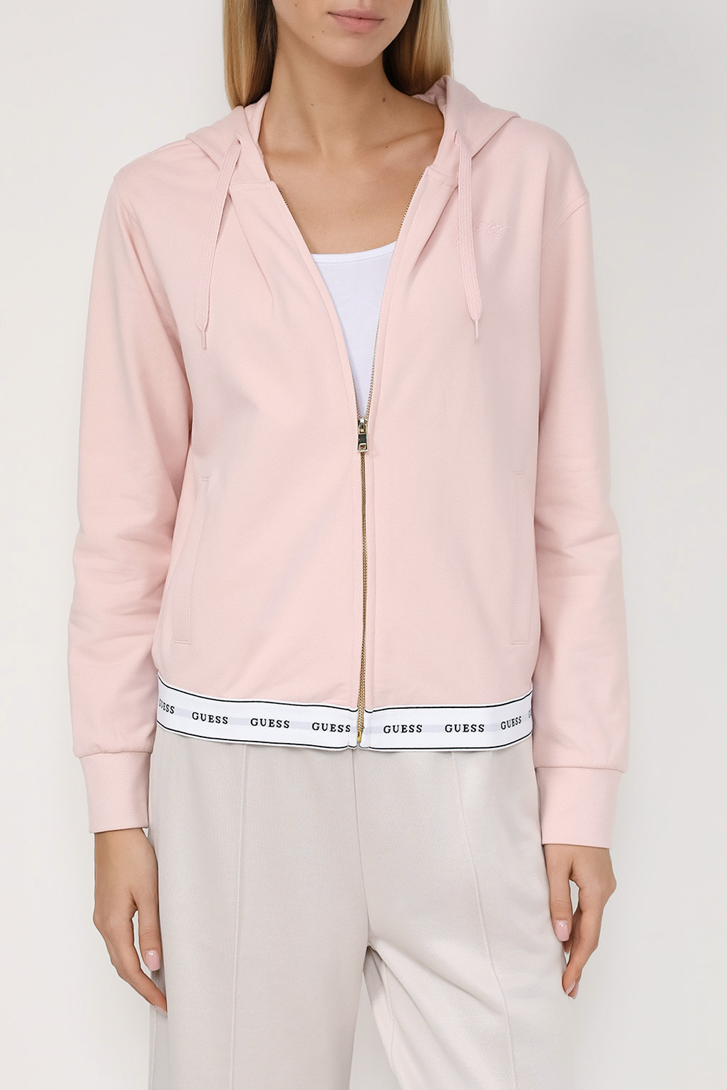 

Толстовка женская Guess O3YQ00 KBS91 розовая M, Розовый, O3YQ00 KBS91
