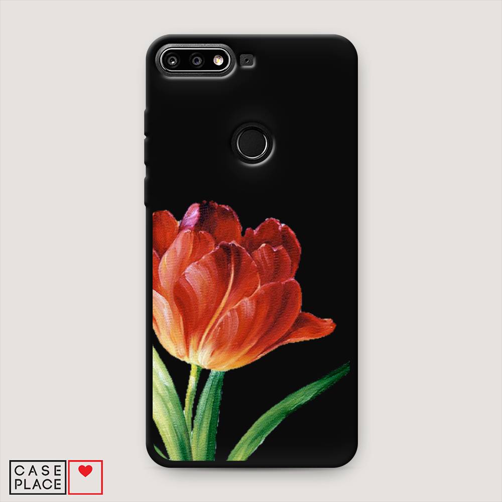 

Чехол Awog на Huawei Nova 2 Lite "Красный тюльпан", Оранжевый;зеленый, 64652-1