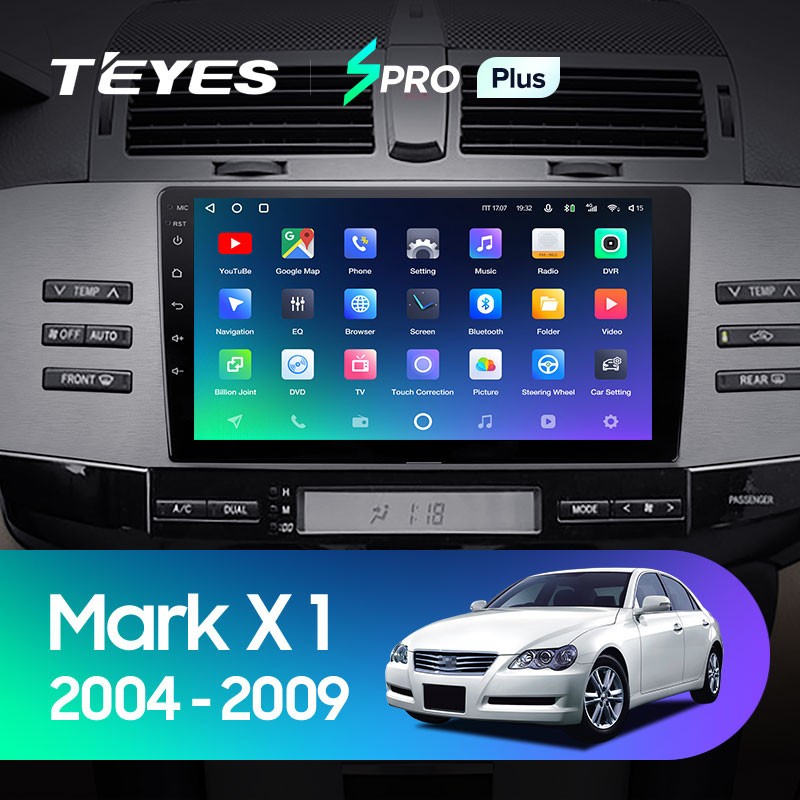 Штатная магнитола Teyes SPRO Plus 432 Toyota Mark X 1 X120 2004-2009 3300500₽