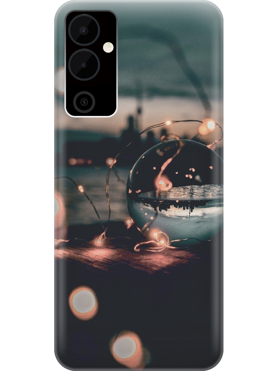 

Силиконовый чехол на Tecno Pova Neo 2 "Вечер, отдых", Бежевый;черный, 20001476