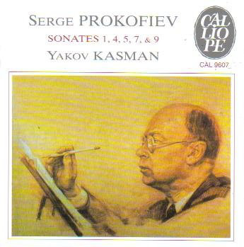 PROKOFIEV, S.: Piano Sonatas Nos. 1, 4, 5, 7, 9 (Kasman) (1 CD)