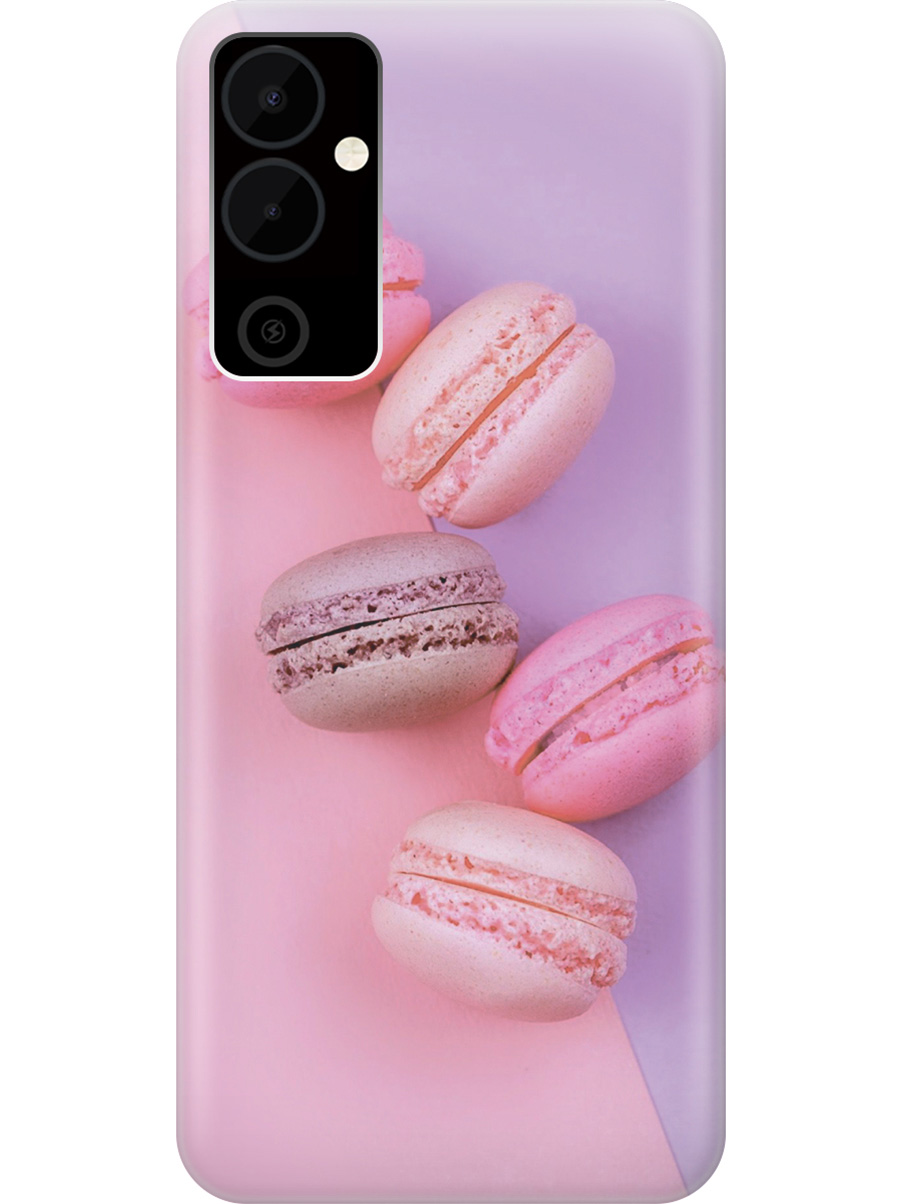 

Силиконовый чехол на Tecno Pova Neo 2 "Розовые макаруны", Розовый;фиолетовый, 20001476