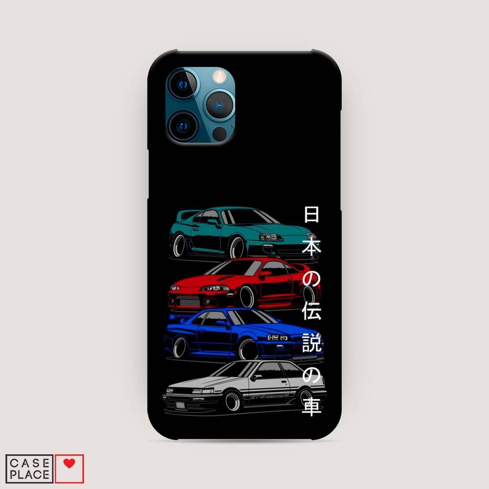 фото Пластиковый чехол "jdm legend cars" на apple iphone 12 pro awog