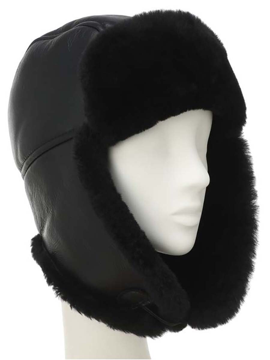 

Шапка женская Tendance HT-SHP черная/кожа, р. 60, HT-SHP