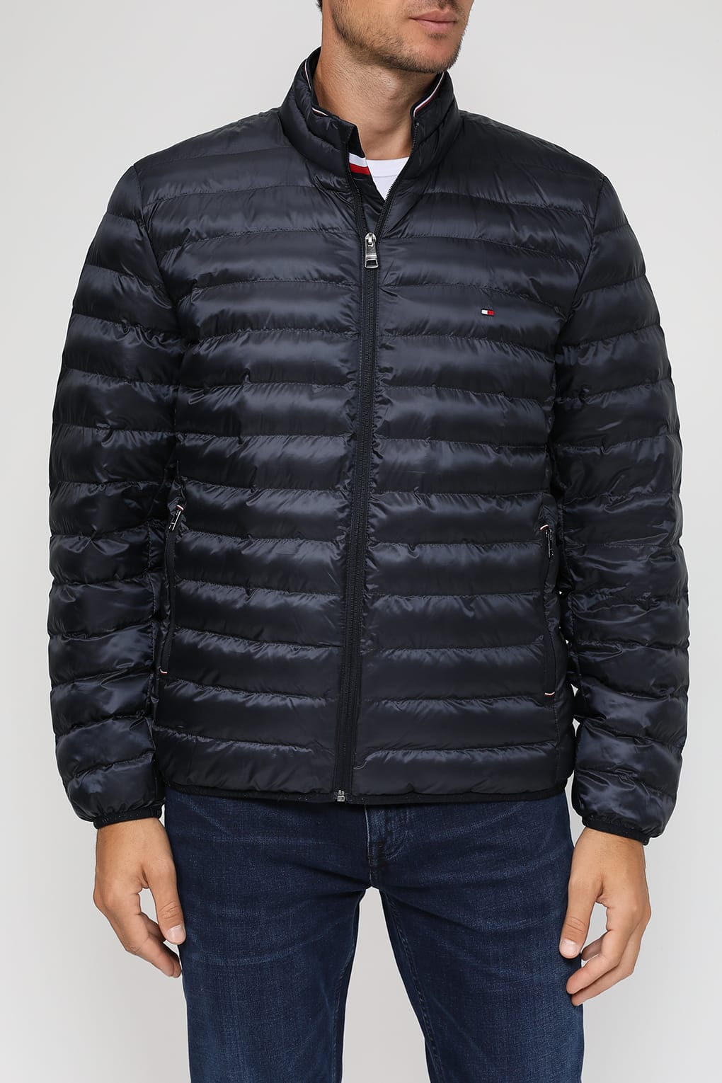 

Куртка мужская Tommy Hilfiger MW0MW18763 синяя M, Синий, MW0MW18763