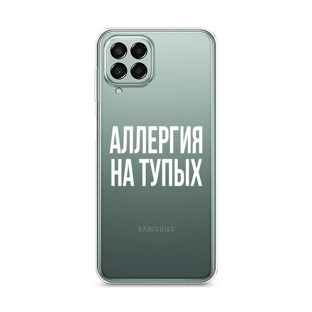 фото Силиконовый чехол "аллергия на тупых" на samsung galaxy m33 awog