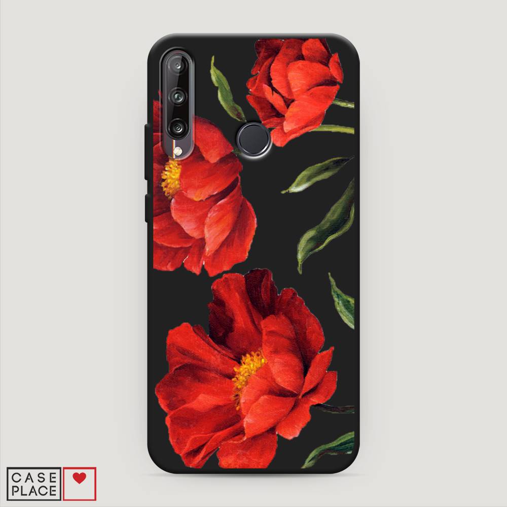 

Чехол Awog на Huawei P40 lite E "Красные маки", Красный, 612452-1
