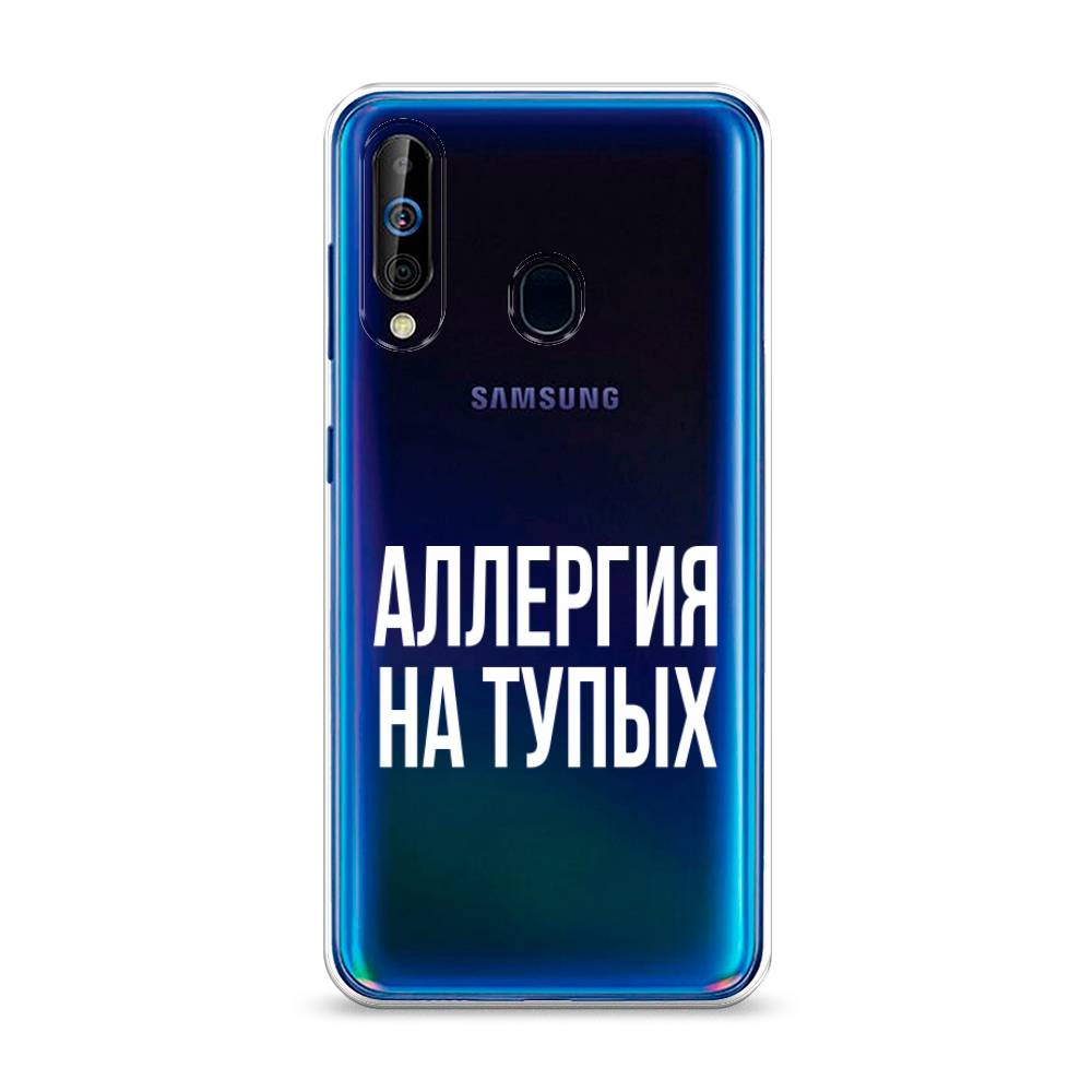 

Чехол Awog на Samsung Galaxy A60/M40 "Аллергия на тупых", Разноцветный, 28250-6
