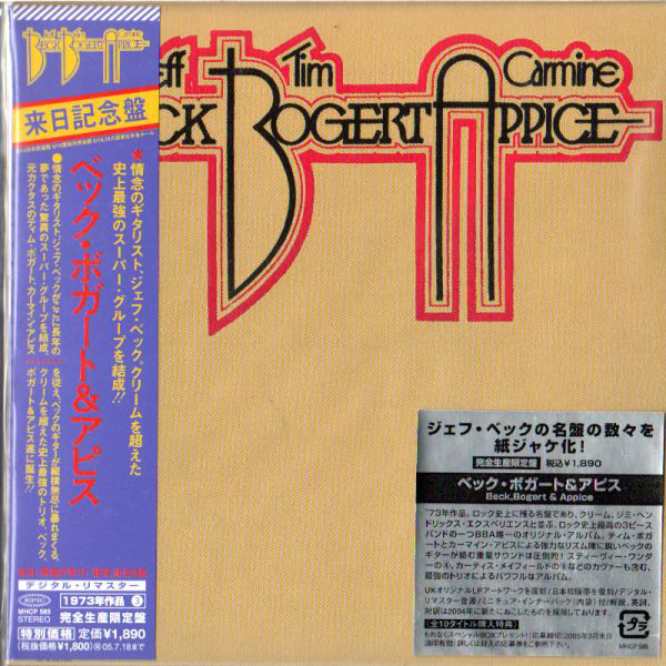 

Beck Bogert & Appice (Jpn Lp Sleeve)(Rem (1 CD), 1 CD