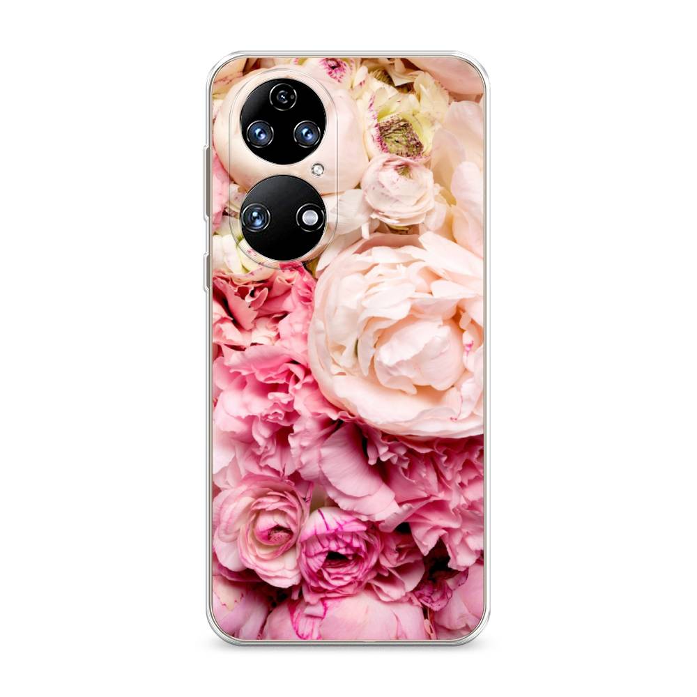 фото Чехол awog "пионы яркие" для huawei p50