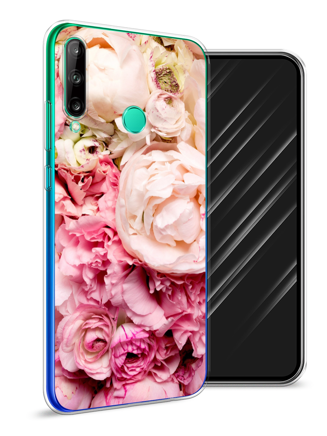 

Чехол Awog на Huawei P40 lite E "Пионы яркие", Розовый, 612450-8