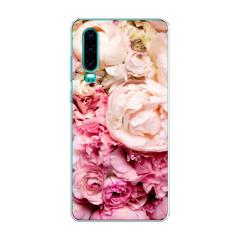 

Чехол Awog на Huawei P30 "Пионы яркие", Розовый, 68550-8