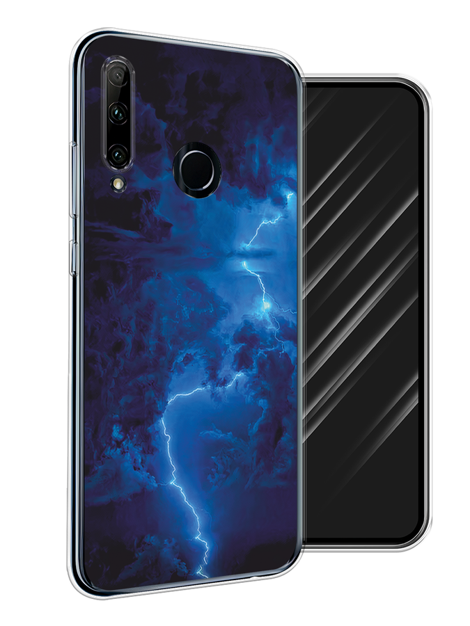 

Чехол Awog на Huawei P Smart Plus 2019 "Пионы яркие", Розовый, 69250-8