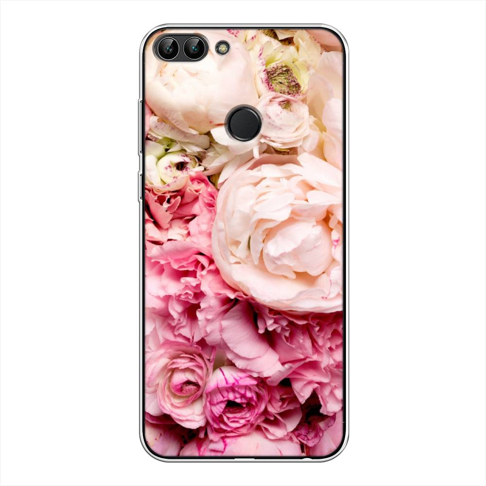 

Чехол Awog на Huawei P Smart "Пионы яркие", Розовый, 64050-8