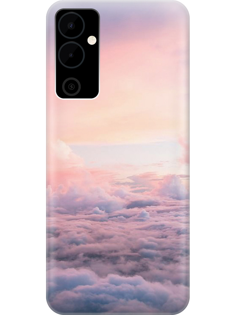 

Силиконовый чехол на Tecno Pova Neo 2 "Высоко над облаками", Фиолетовый;розовый, 20001476