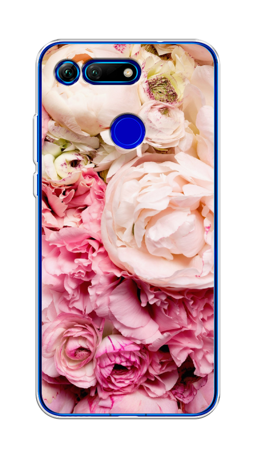 

Чехол Awog на Honor V20 (View 20) "Пионы яркие", Розовый, 67350-8