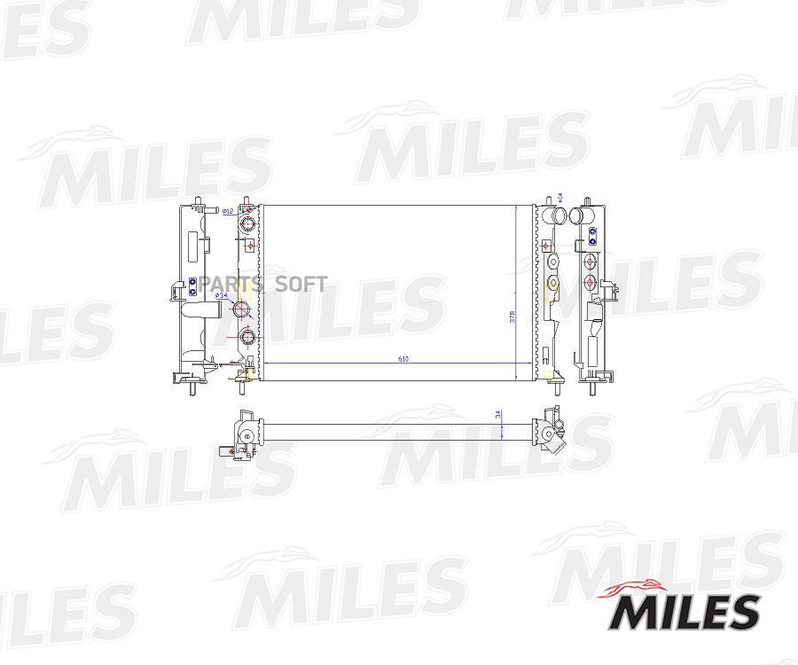 

MILES Радиатор MILES acrm070