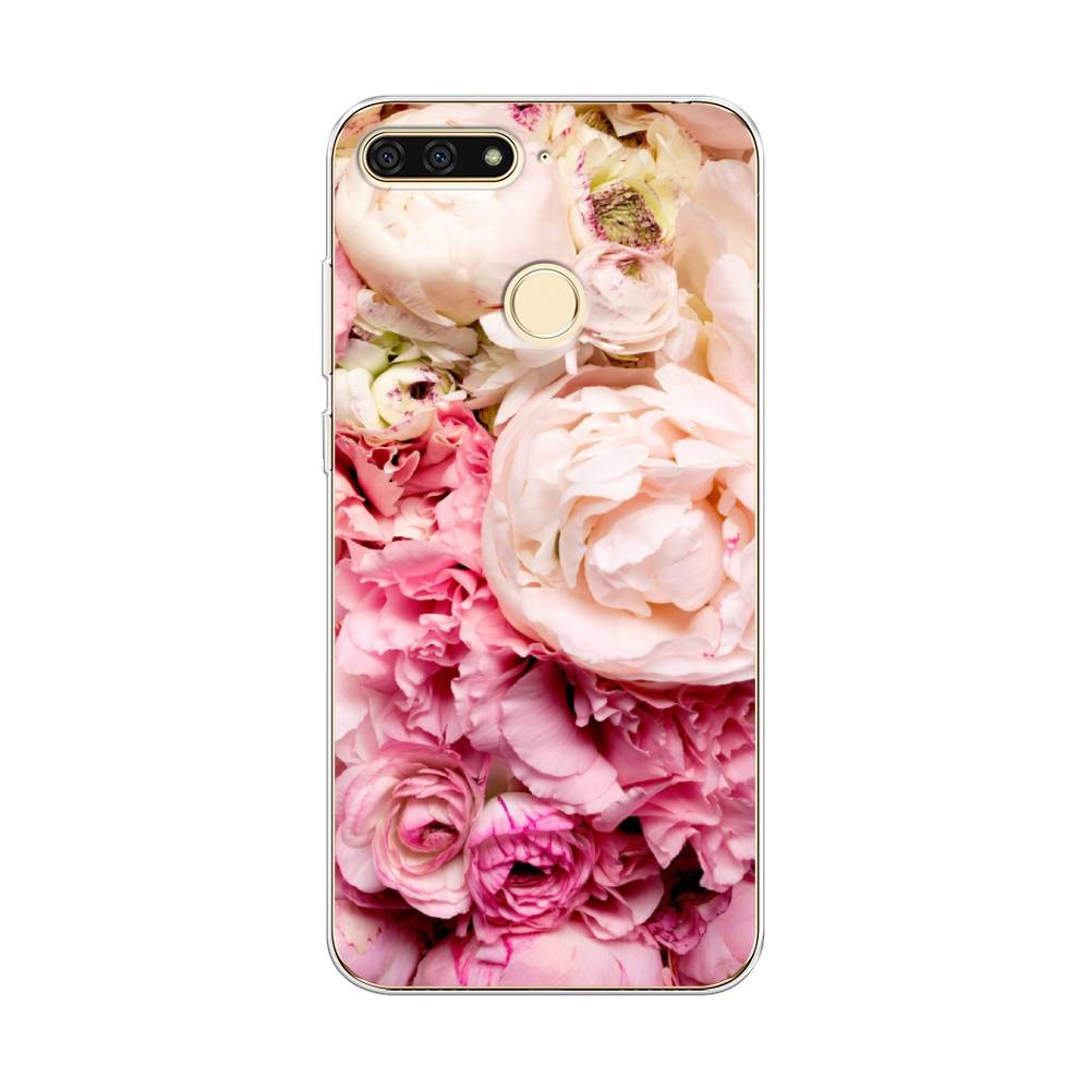 

Чехол Awog на Honor 7C "Пионы яркие", Розовый, 64550-8