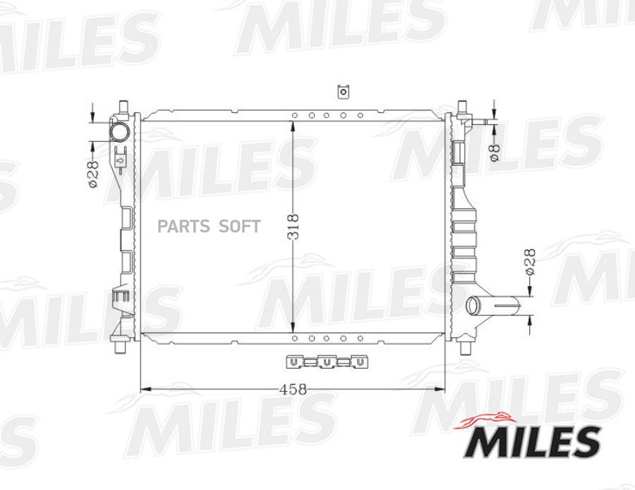 

MILES Радиатор MILES acrb047