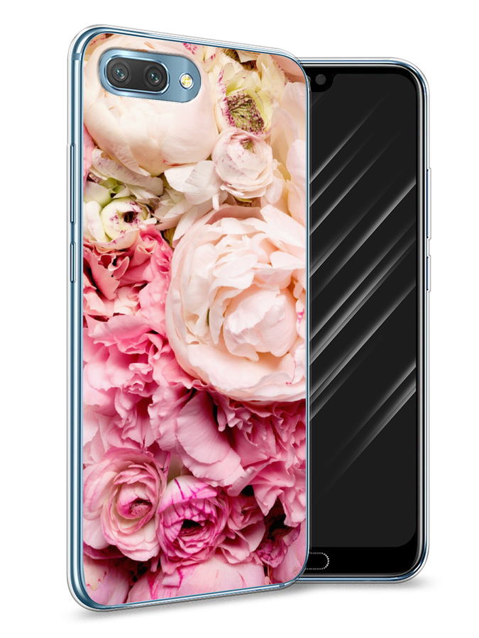 

Чехол Awog на Honor 10 "Пионы яркие", Розовый, 65350-8