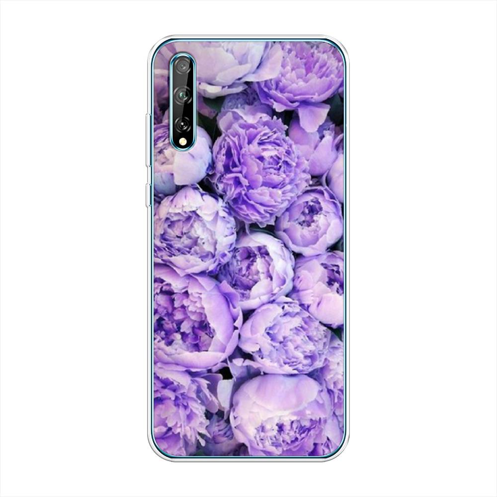 

Чехол Awog на Huawei Y8p "Пионы сиреневые", Фиолетовый;голубой, 6103450-8