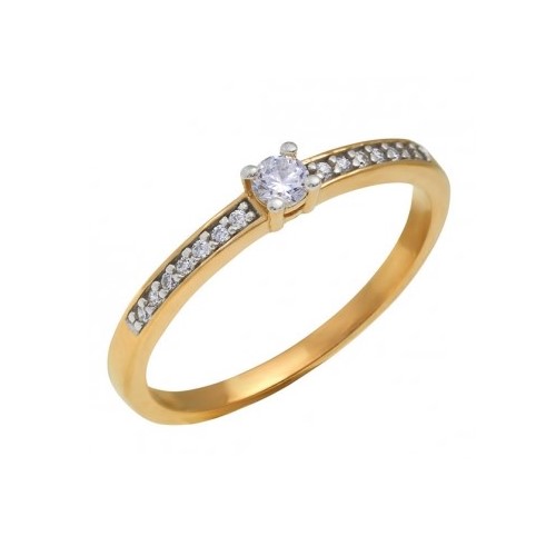 

Кольцо из золота р. 17,5 DIAMOND PRIME 23-1-DD-R-821100, бриллиант, 23-1-DD-R-821100