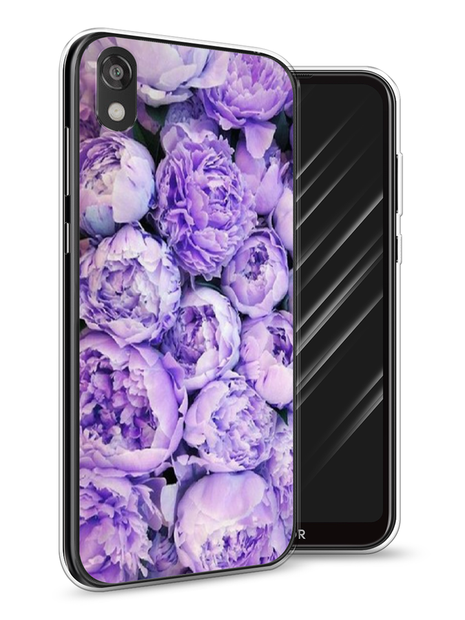 

Чехол Awog на Huawei Y5 2019 "Пионы сиреневые", Фиолетовый;голубой, 69050-8