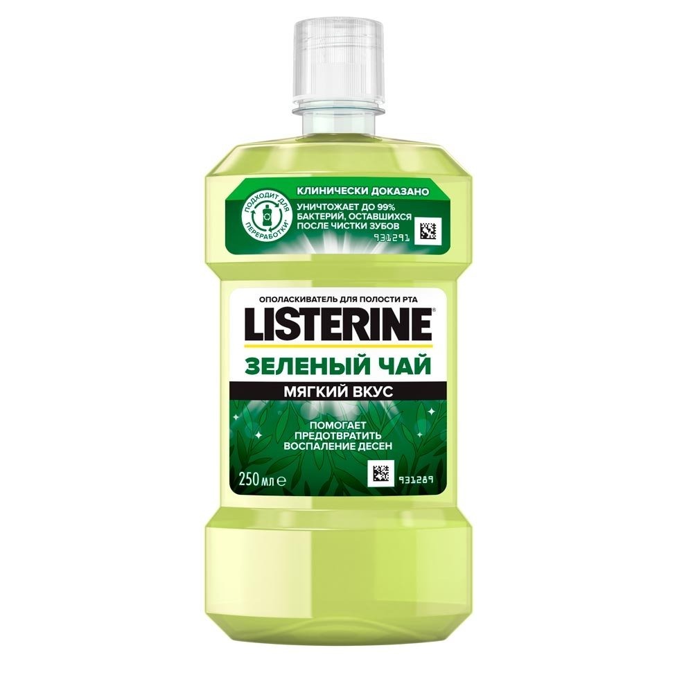 

Ополаскиватель для полости рта Listerine Зеленый чай 250 мл