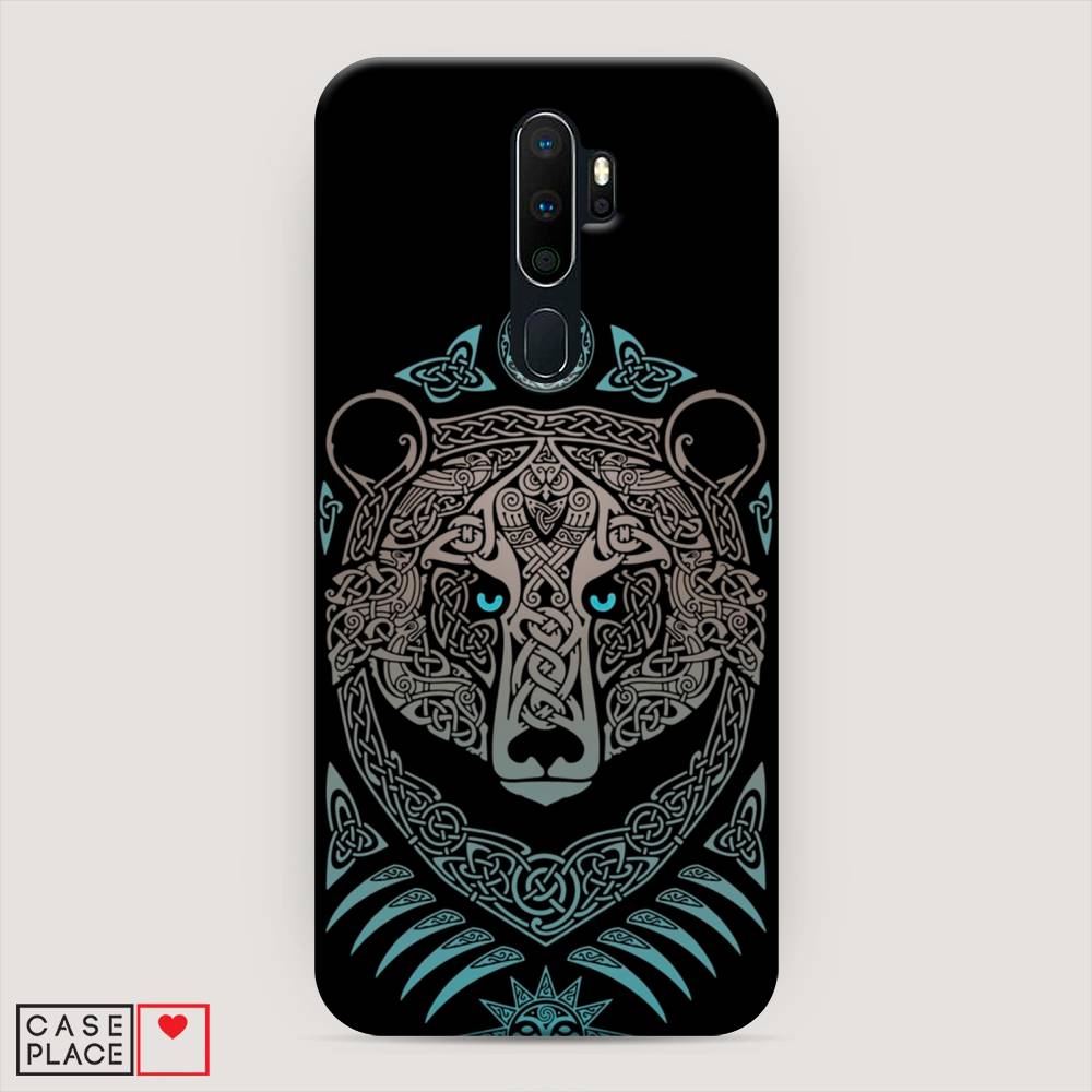 

Пластиковый чехол "Кельтский медведь" на Oppo A5 (2020), 251320-1