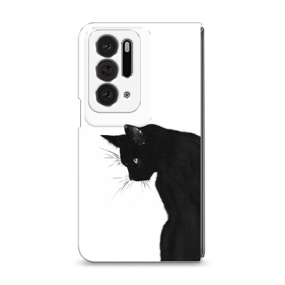 

Чехол Awog на Oppo Find N "Black cat", Разноцветный, 259650-1