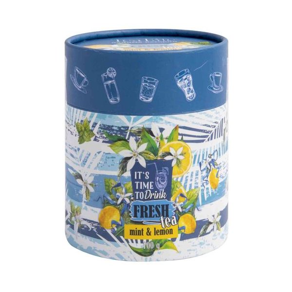 Чай черный TeaTale Fresh Tea Lemon Mint листовой 100 г