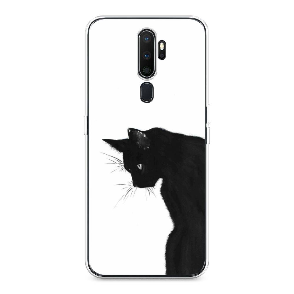 

Чехол Awog на Oppo A5/A9 2020 "Black cat", Разноцветный, 251950-1