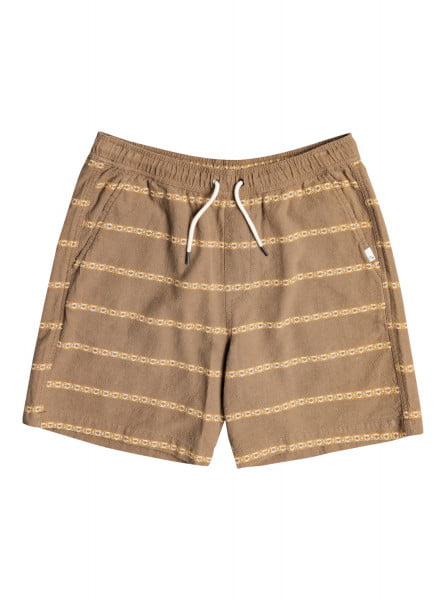 

Шорты мужские Quiksilver EQYWS03769 коричневые S, Коричневый, EQYWS03769