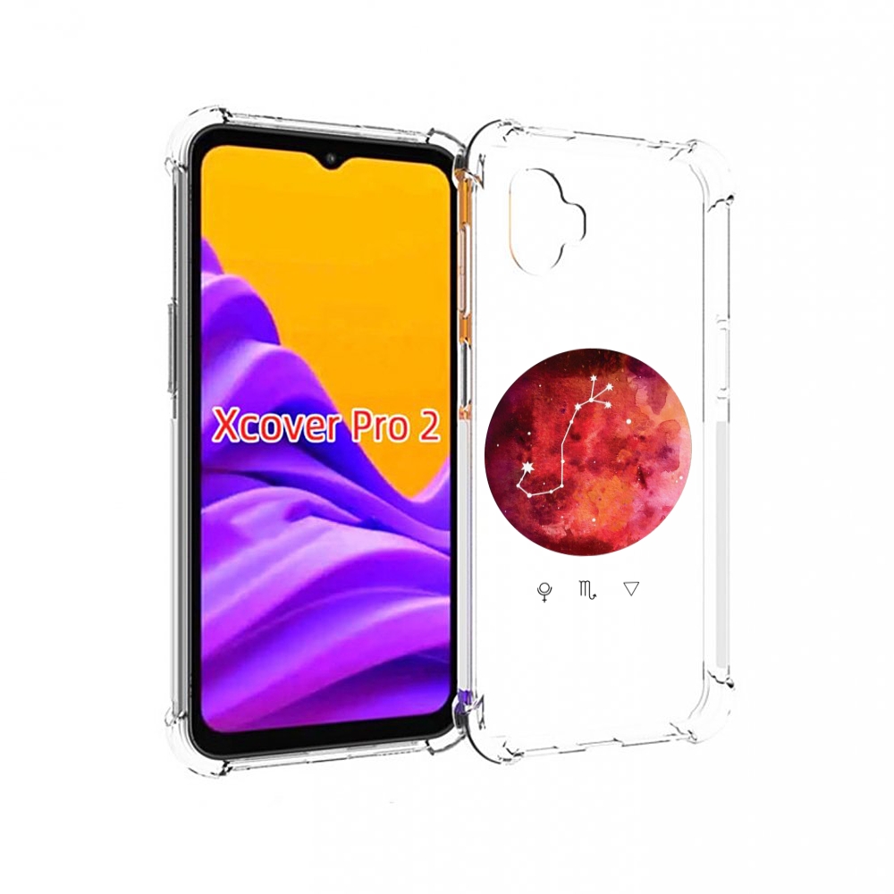 Чехол MyPads знак зодиака скорпион 6 для Samsung Galaxy Xcover Pro 2