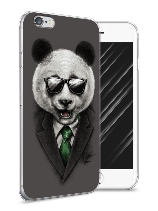 

Чехол Awog на Apple iPhone 6S / Айфон 6S "Деловая панда", Разноцветный, 0104S50-10