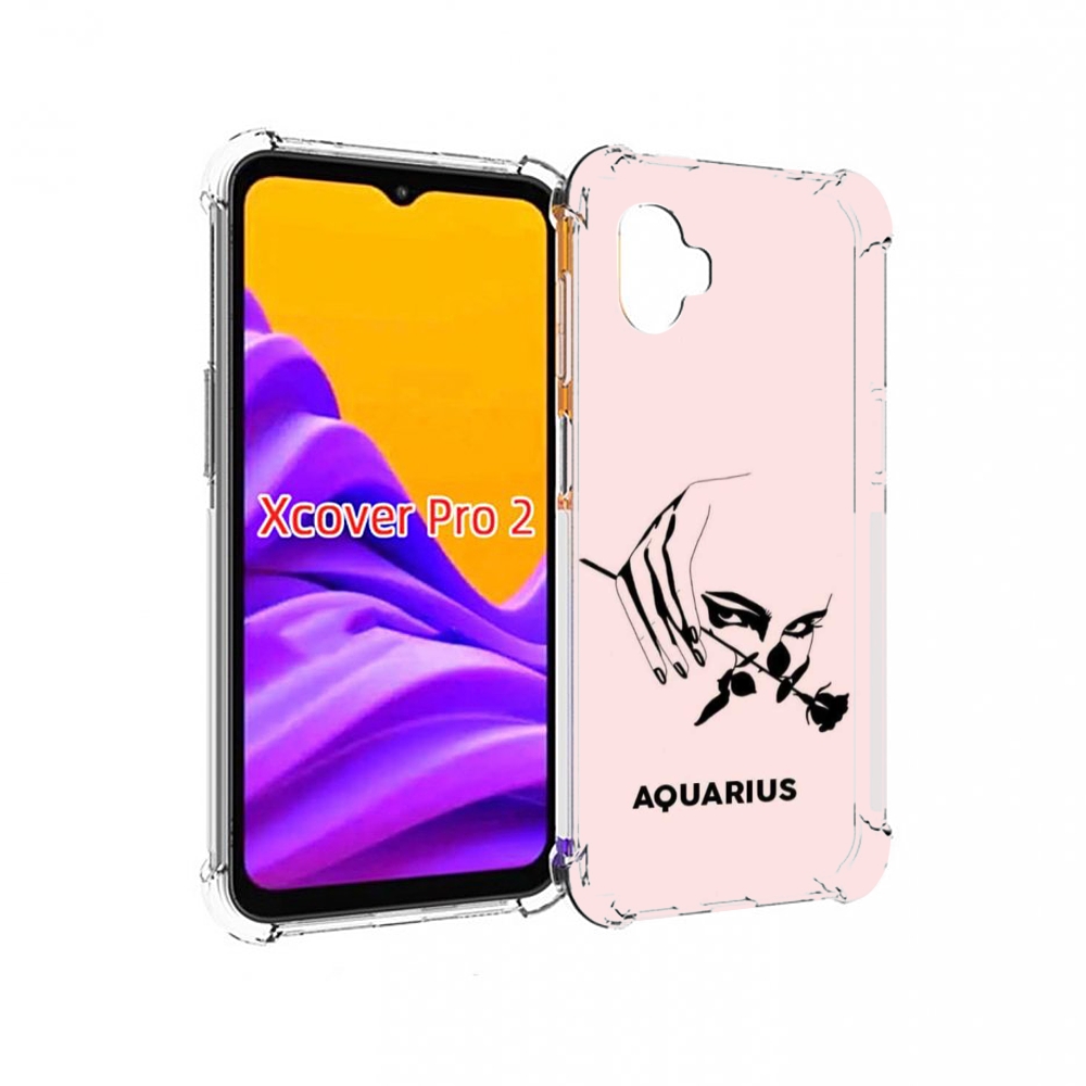 

Чехол MyPads знак зодиака водолеи 3 для Samsung Galaxy Xcover Pro 2, Прозрачный, Tocco