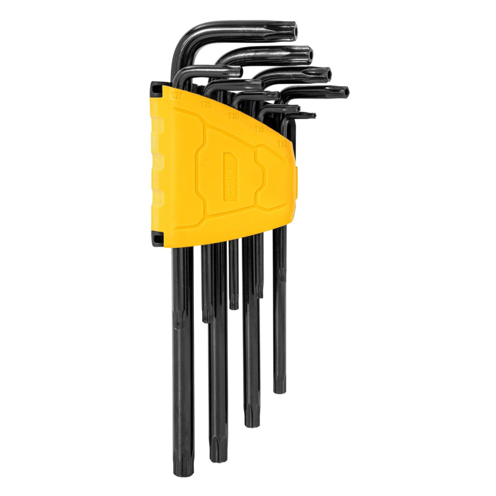 Набор шестигранных ключей Deli Tools DL232309H TORX удлиненных, 9 шт