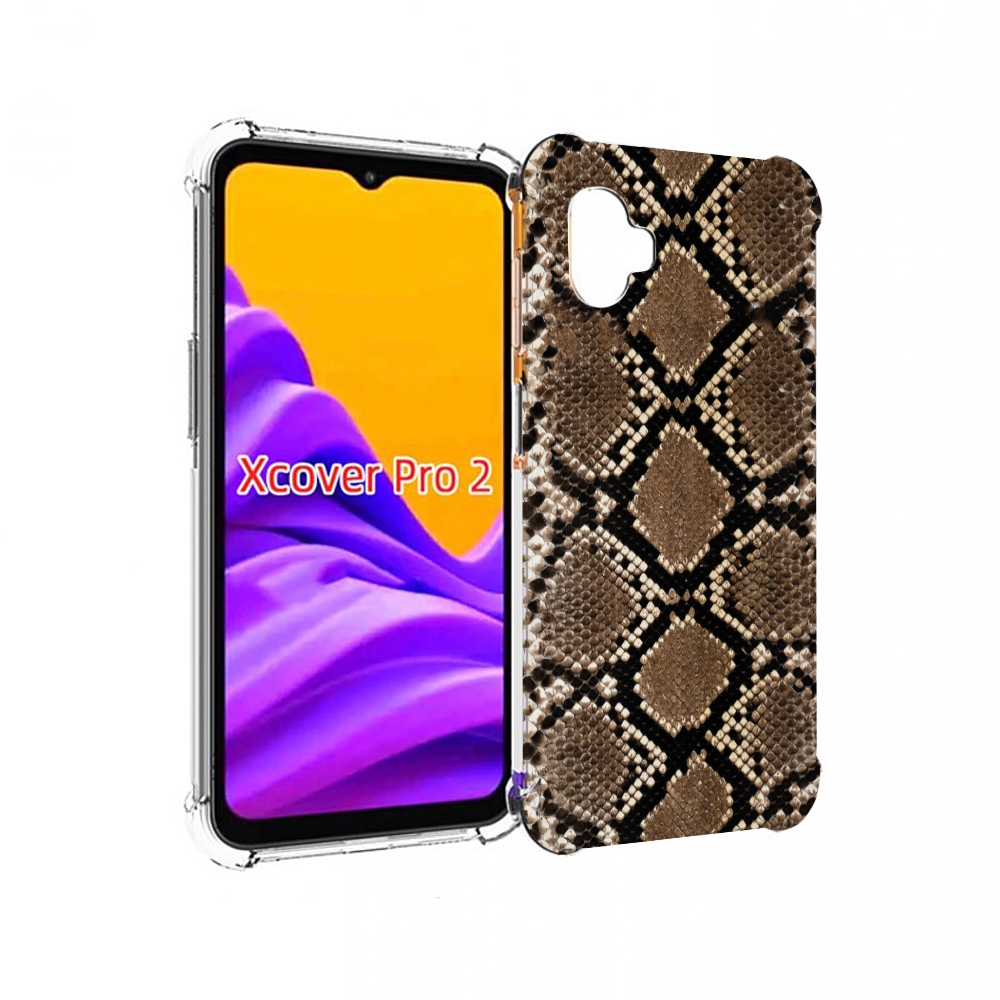 

Чехол MyPads змеиная кожа для Samsung Galaxy Xcover Pro 2, Прозрачный, Tocco