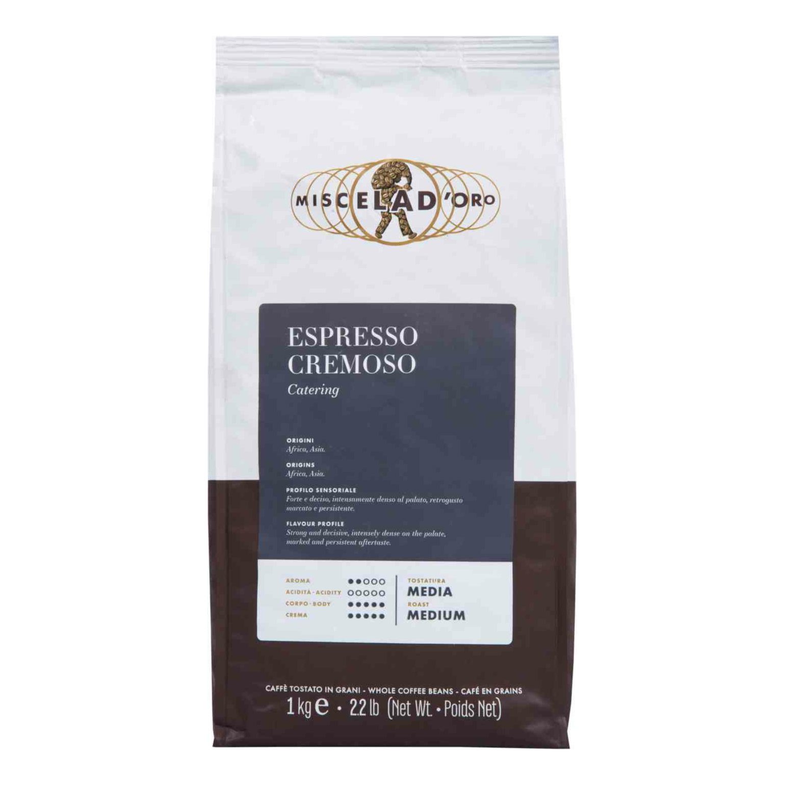 Кофе Miscela d’Oro Espresso Cremoso в зернах 1 кг