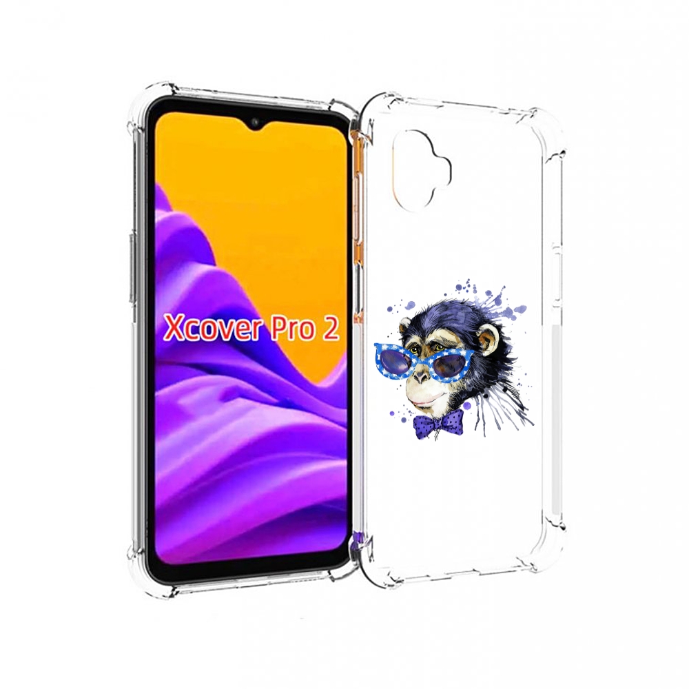 

Чехол MyPads акварельная обезьяна для Samsung Galaxy Xcover Pro 2, Прозрачный, Tocco