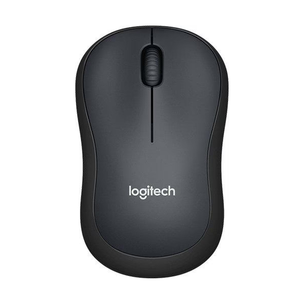 Мышь Logitech M220 Silent Charcoal Ofl беспроводная, оптическая, чёрная, MR0085, C-U0010