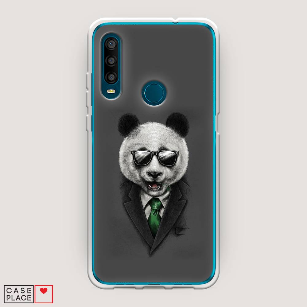 

Чехол Awog на Alcatel 1SE (2020) / Алкатель 1SE (2020) "Деловая панда", Разноцветный, 171250-10