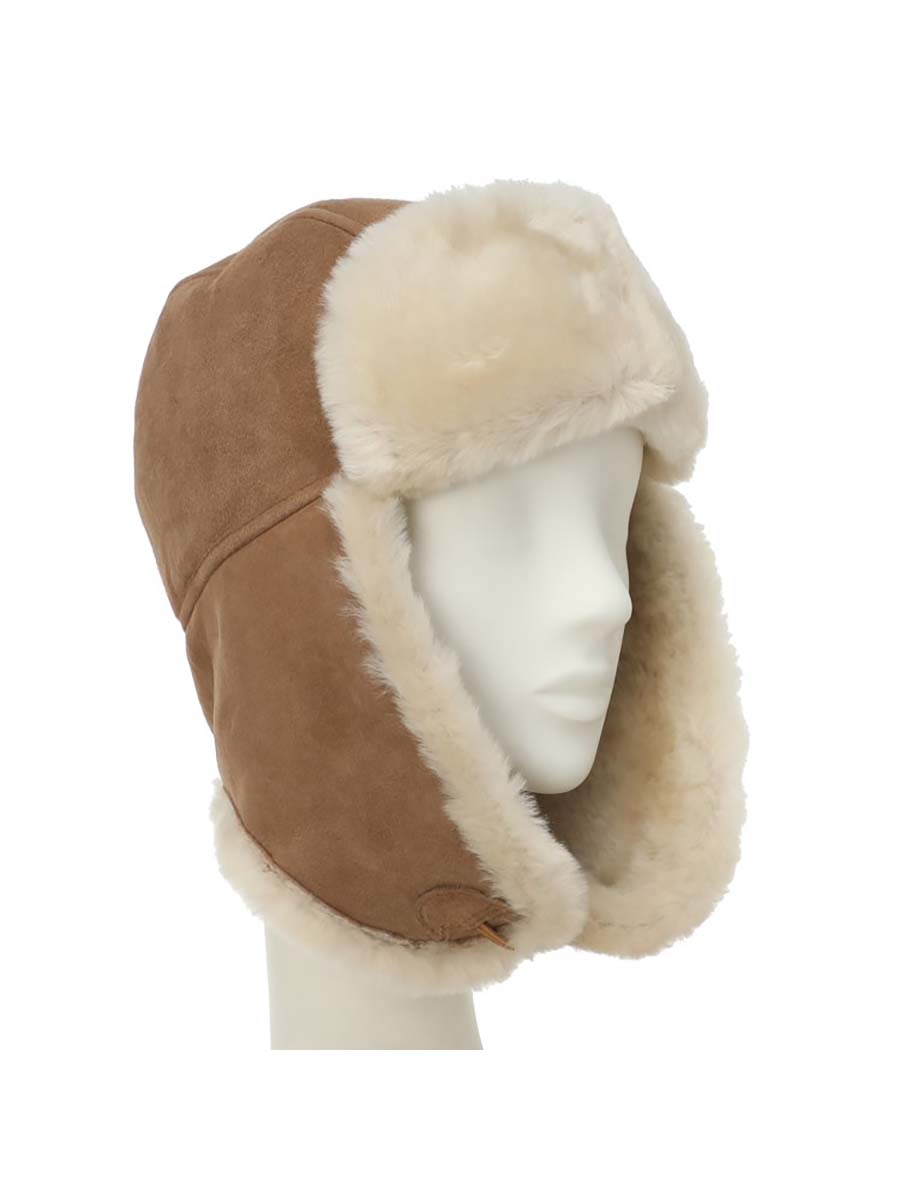 

Шапка ушанка женская Tendance HT-SHP коричневая, р.60, Коричневый, HT-SHP
