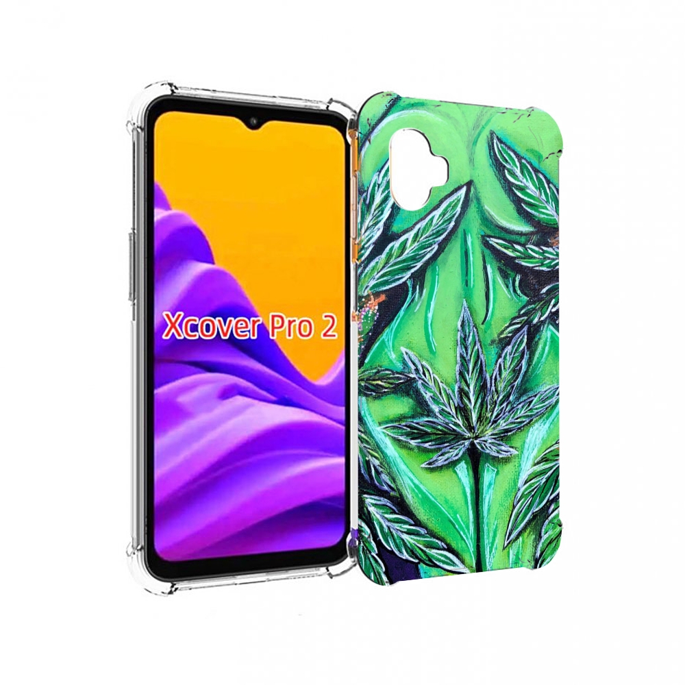 

Чехол MyPads зеленая девушка для Samsung Galaxy Xcover Pro 2, Прозрачный, Tocco