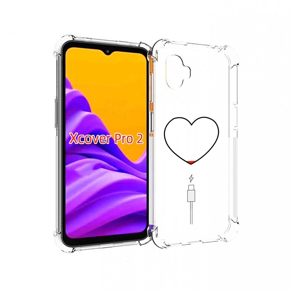 

Чехол MyPads зарядка-сердца для Samsung Galaxy Xcover Pro 2, Прозрачный, Tocco