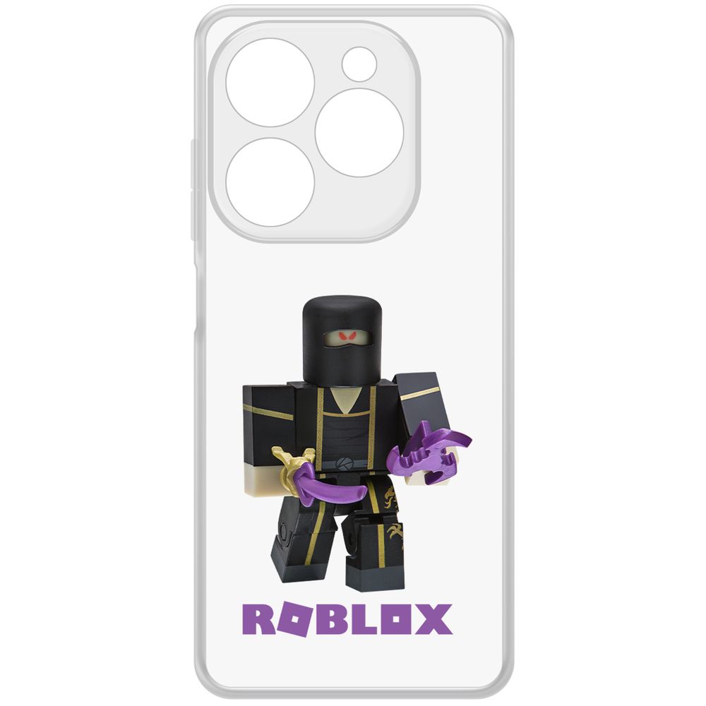

Чехол-накладка Krutoff Clear Case Roblox-Ниндзя Ассасин для TECNO Spark 20 Pro, Прозрачный